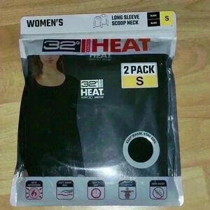 Long Sleeve scoop neck 2 pack shirts